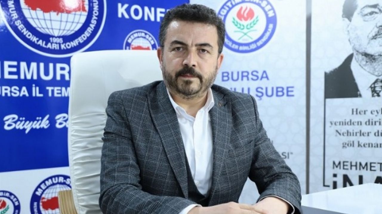 Memur-Sen Bursa'dan Gazze'de yaşananlara dikkati çekti