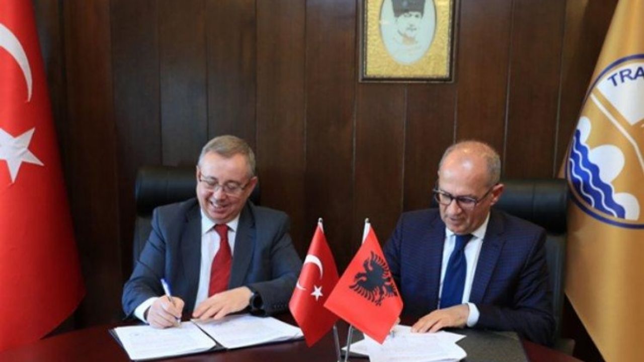 Trakya Üniversitesi ve Tiran Üniversitesi iş birliği anlaşması imzaladı