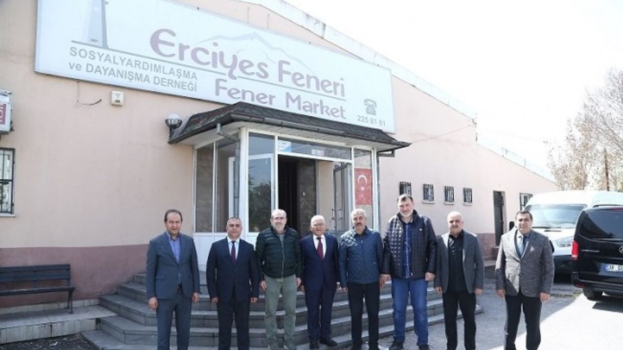 Büyükkılıç’tan Erciyes Feneri Derneği Marketi’ne ziyaret