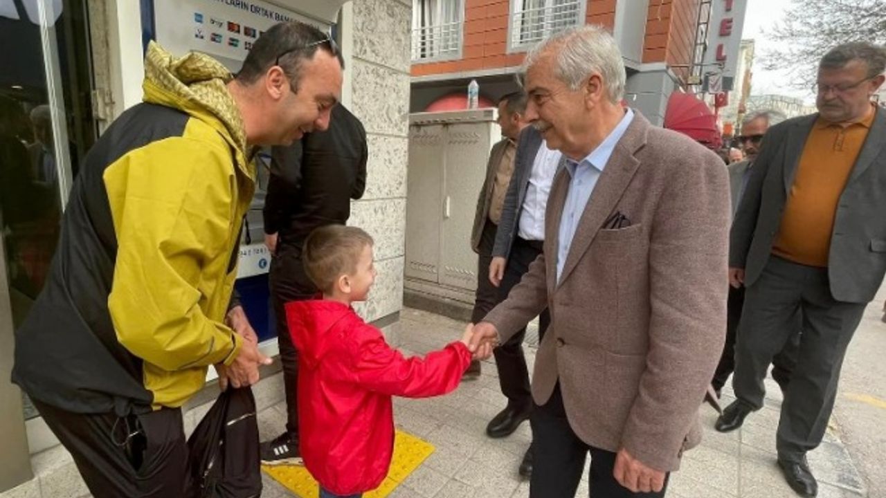 Edirne Keşan'da Başkan Özcan'dan teşekkür ziyareti