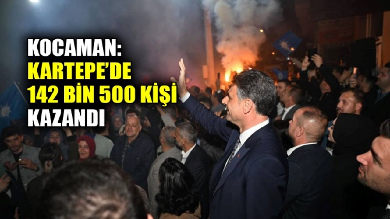 Kocaman: Kartepe’de 142 bin 500 kişi kazandı