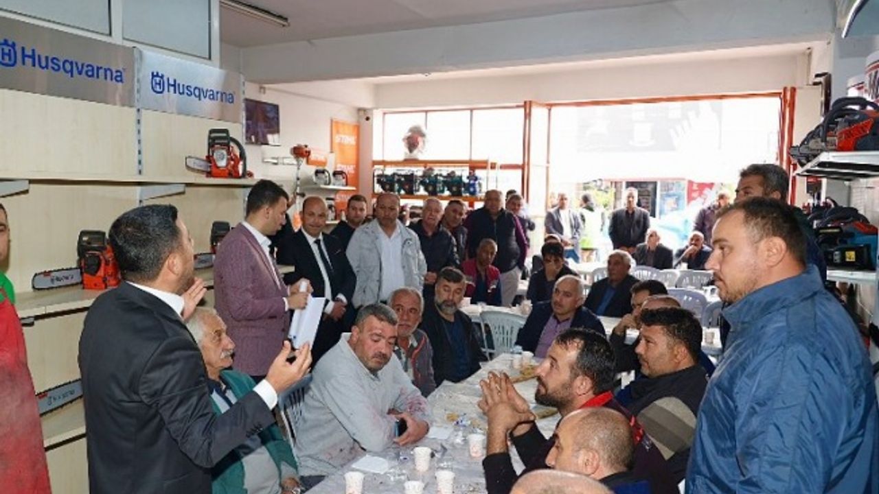 Başkan Arı, sanayi esnafıyla kahvaltıda bir araya geldi
