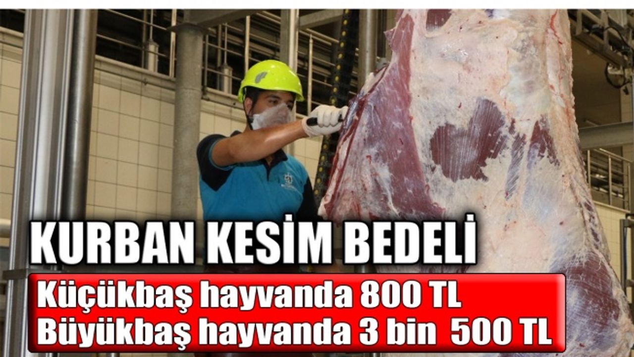 Kurban kesim başvuruları 3 Haziran’da başlıyor