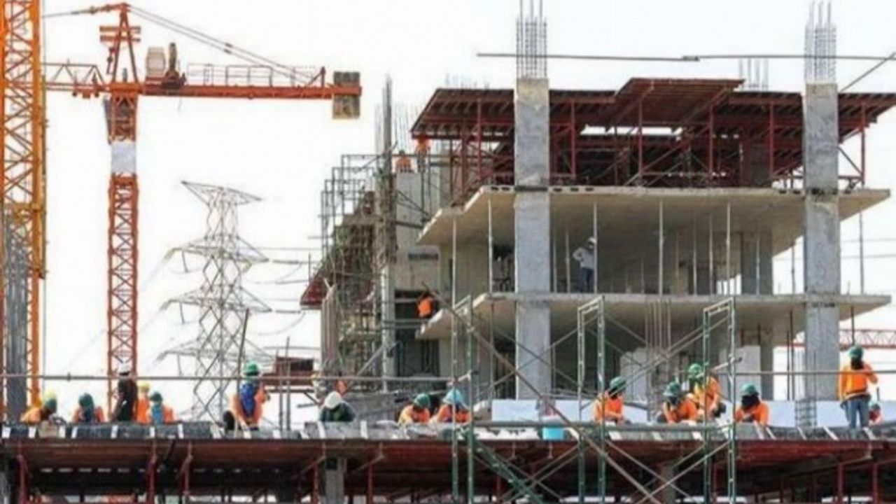İnşaat sektörü geçen yıla göre yavaşladı
