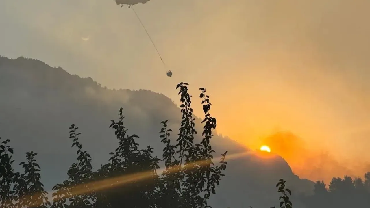 Kahramanmaraş’ta korkutan orman yangını kontrol altında