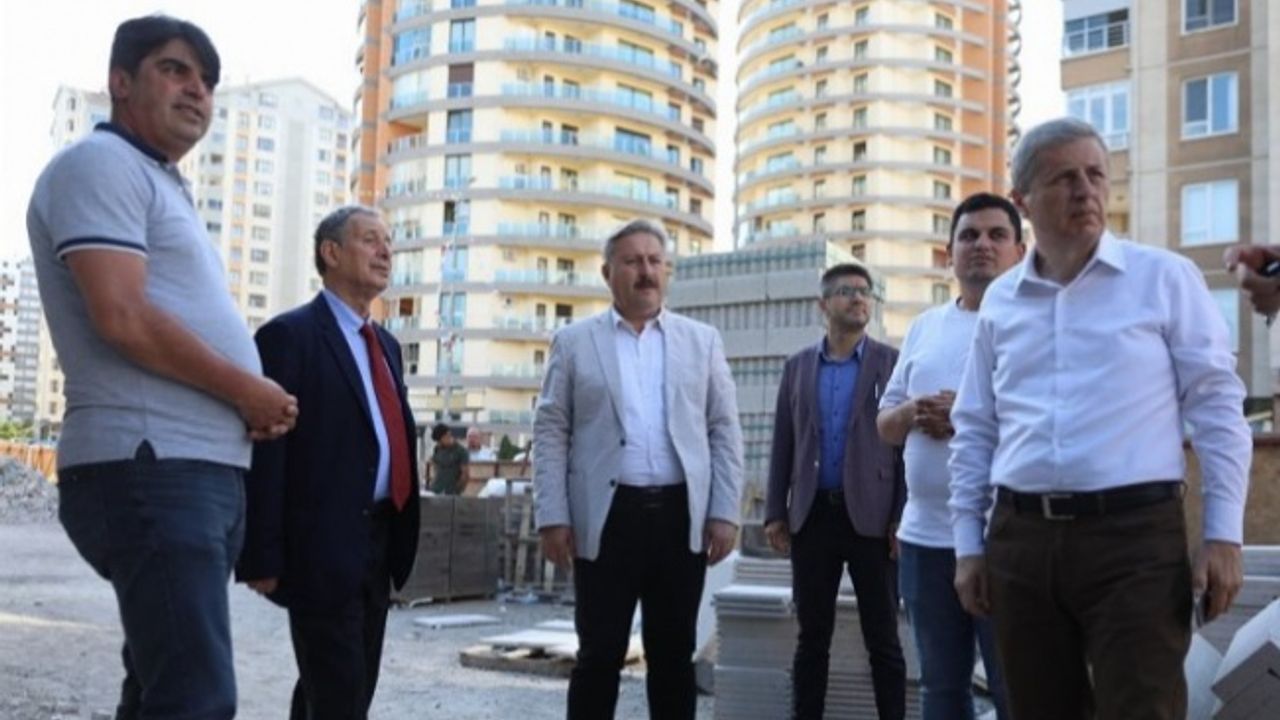 Kayseri Melikgazi'de Gültepe Külliyesi'nde sona doğru