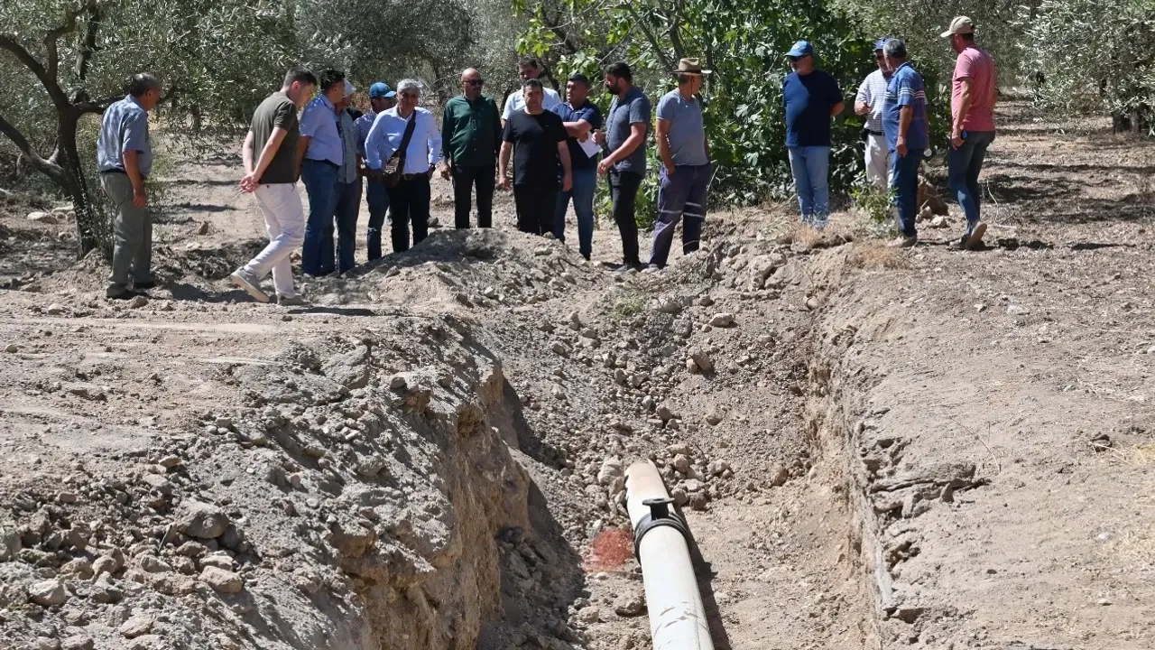 Manisa'da 2 bin 100 dekar arazi Öveçli ile suya kavuşacak