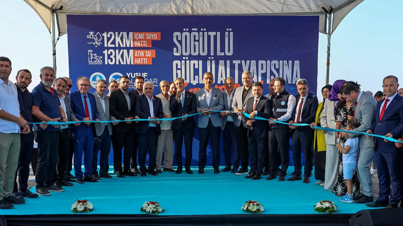 “180 milyon TL’lik altyapı yatırımı Söğütlü’ye hayırlı olsun”