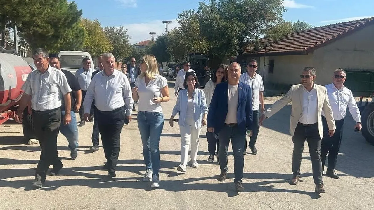 CHP Edirne İl Başkanı Harika Taybıllı ve yönetimden İpsala ziyareti