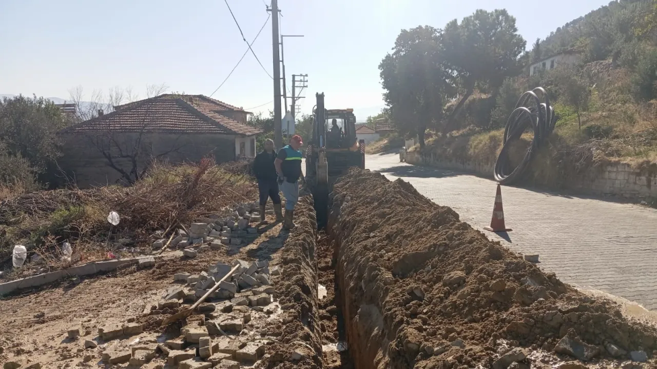 Manisa'da bir bölgeye daha sağlıklı ve kesintisiz içme suyu hattı