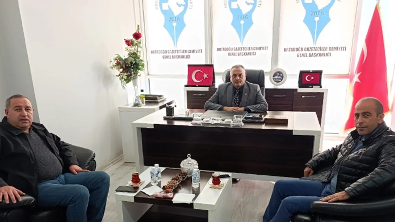 Mesut Demir ve İsrafil Avcı'dan Ağrı'da OGC Genel Başkanı Aydın’a ziyaret