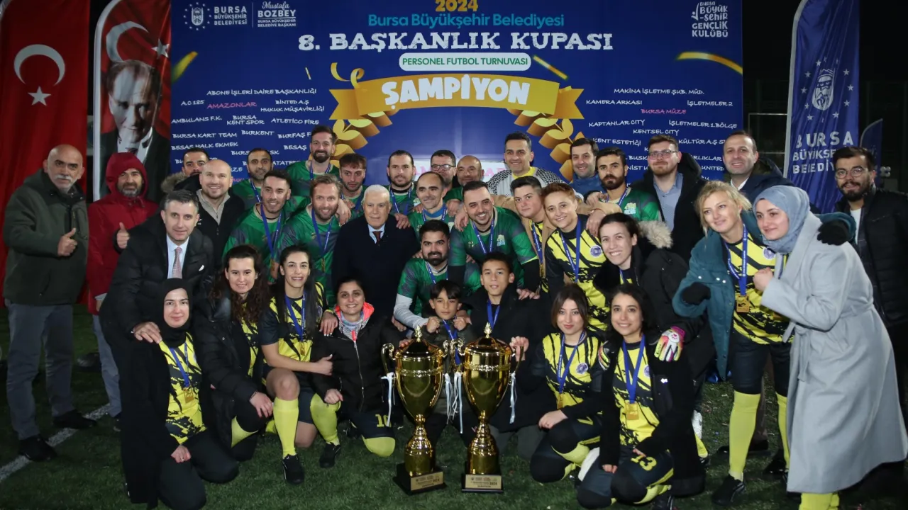 Bursa'da Başkanlar Kupası'nın sahipleri belli oldu