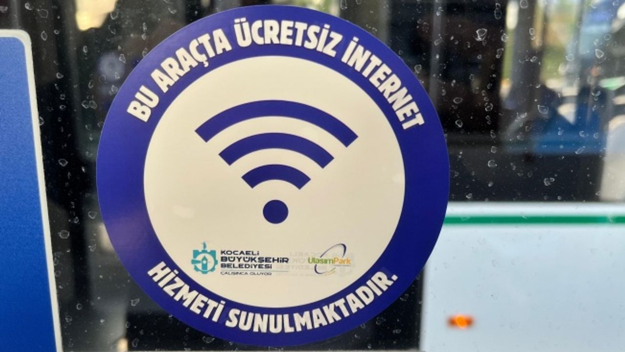 Büyükşehir’den ulaşımda ücretsiz Wi-Fi hizmeti