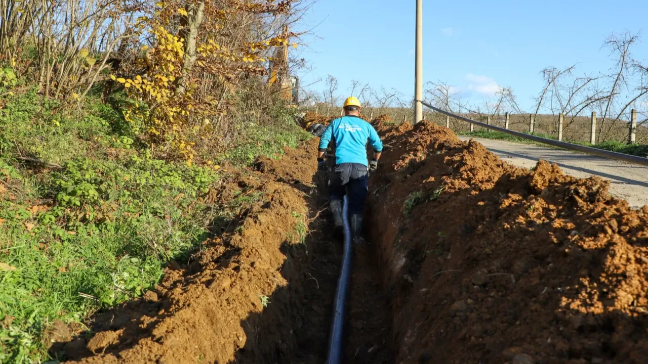 Sakarya'da 3 bin 200 metrelik yeni hat ile Kuyumculu Mahallesi’ne kesintisiz içme suyu