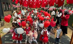 Minik yürekler 23 Nisan’ı gururla kutladı