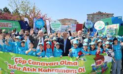Gebze’de öğrencilerden sıfır atık projesine destek yürüyüşü