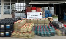 Kocaeli Jandarması 21.600 litre sahte madeni yağ ele geçirdi