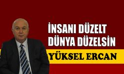 İnsanı düzelt, dünya düzelsin