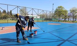 Kocaeli’nde basketbol sahalarını yeniliyor