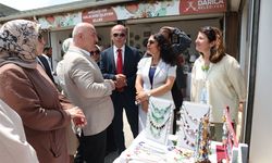 Darıcalı kadınların emeği göz kamaştırdı