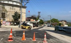 Gebze köylerinde hummalı yol çalışması