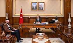 İş insanı Adem Akkaş'tan Vali İlhami Aktaş'a ziyaret