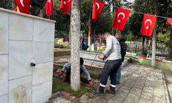 Gebze Şehitliği’nde kapsamlı bakım ve peyzaj çalışması