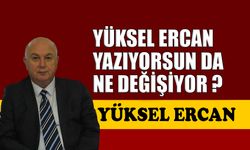 Yüksel Ercan, yazıyorsun da ne değişiyor?