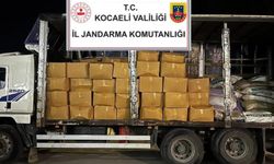 Gebze’de piyasa değeri 6.350.000 TL olan boş makaron ve kaçak tütün ele geçirildi