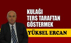 Kulağı ters taraftan göstermek