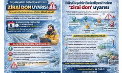 Üreticilere zirai don uyarısı