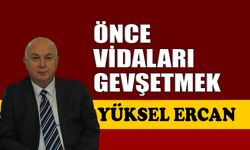 Önce vidaları gevşetmek
