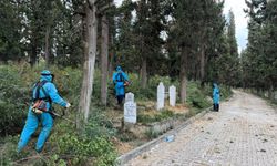 Osmanlı dönemine ait mezar taşları titizlikle korunuyor