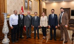 GTO Meclis Başkanı Oğuz Şerifalioğlu, Vali İlhami Aktaş'ı ziyaret etti