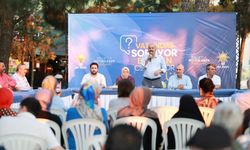 Başkan Büyükgöz, Çamlık Parkı'nda soruları cevapladı