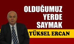 Olduğumuz yerde saymak