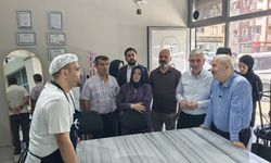 5 başkan bir arada esnafın yanında