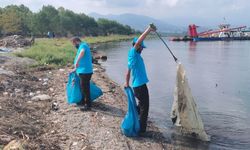 Kocaeli’nin kıyı şeritleri 10 ton atıktan arındırıldı