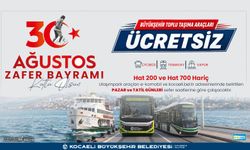 Zafer Bayramı’nda Kocaeli’de ulaşım ücretsiz