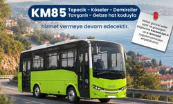 397 No’lu hat KM85 olarak sefer yapacak