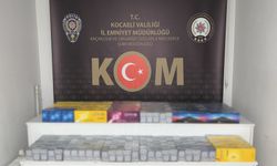 Tem Otoyolu’nda durdurulan araçta 1850 paket gümrük kaçağı sigara ele geçirildi