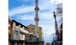 Tehlike oluşturan minarelere müdahale