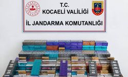 Kocaeli Jandarması 1.600 paket ısıtılmış elektronik sigara tütünü ele geçirdi