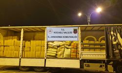 Kocaeli Jandarması 7 milyon TL değerinde kıyılmış tütün ele geçirdi