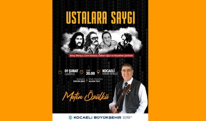 Büyükşehir’den Ustalara Saygı konseri