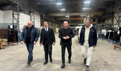 Cemil Yaman’dan, KRŞ Şirketler Grubu’na ziyaret