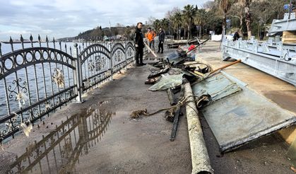 Eskihisar sahilinde dip temizliği yapıldı