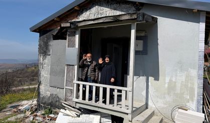 Büyükşehir, yangın mağduru aileyi ayağa kaldırdı
