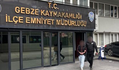 Hırsızlık suçundan 3 yıl 9 ay hapis cezası bulunan şahıs Gebze’de yakalandı