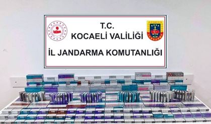 Jandarma’dan Gebze ve Dilovası’nda kaçakçılık operasyonu